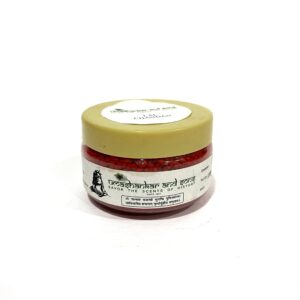 ashtagandha chandan tilak a sacred blend of eight divine herbs | traditional tilak powder from vrindavan | infused with chandan, kesar, camphor & more | 100% natural | for pooja, meditation & tilak rites