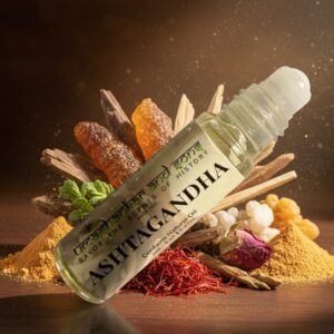 ashtagandha – pure temple fragrance | alcohol free attar | unisex | inspired by vrindavan’s sacred temples | 3ml, 5ml, 8ml, 10ml, 25ml
