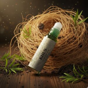 khus earthy & cooling vetiver perfume | alcohol free | traditional vrindavan distillation | 3ml, 5ml, 8ml, 10ml, 25ml