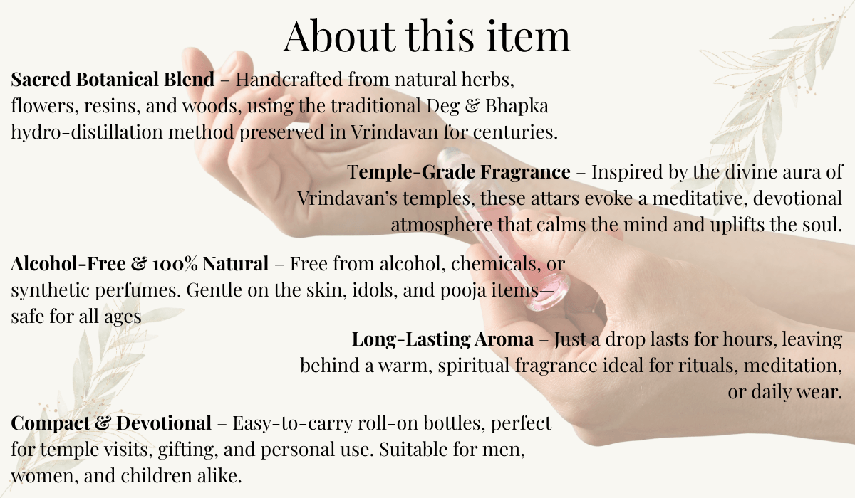 umashankar fragrances – vrindavan attars & perfumes | natural | spiritual essence | alcohol-free