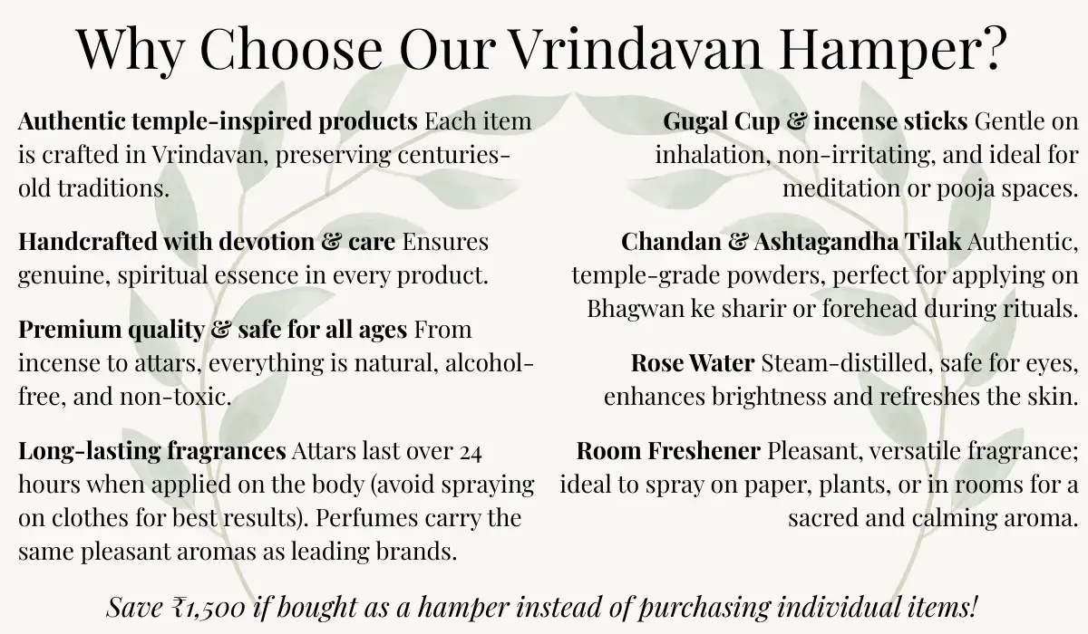 Umashankar Fragrances – Vrindavan Hamper | devotional fragrances & attars