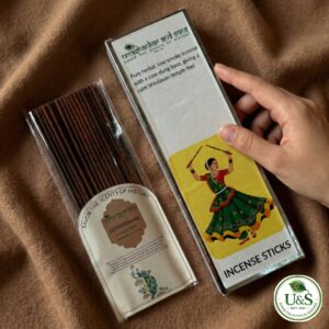 govardhan incense sticks inspired by vrindavan’s sapta devalaya temples | 100% cow dung based | natural, devotional & allergy free | 100g | 200g | 250g packs