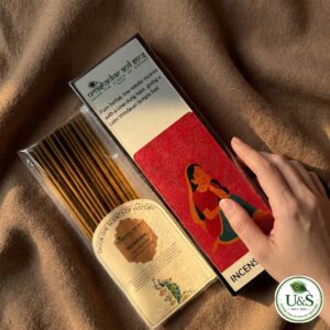 nidhivan incense sticks inspired by vrindavan’s sapta devalaya temples | 100% cow dung based | natural, devotional & allergy free | 100g | 200g | 250g packs