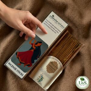 premanand incense sticks inspired by vrindavan’s sapta devalaya temples | 100% cow dung based | natural, devotional & allergy free | 100g | 200g | 250g packs