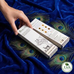 braj anubhav incense sticks inspired by vrindavan’s sapta devalaya temples | 100% cow dung based | natural, devotional & allergy free | 250 gram combo pack (5 × 50 g)