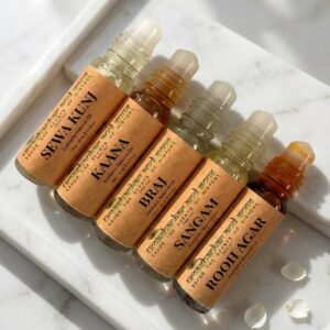 u & s heritage | personal collection | inspired by modern lifestyles | alcohol free ittar | unisex | (8 ml × 5 bottles) | (5 ml × 5 bottles)