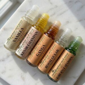 u & s mehal | personal collection | inspired by modern lifestyles | alcohol free ittar | unisex | (8 ml × 5 bottles) | (5 ml × 5 bottles)