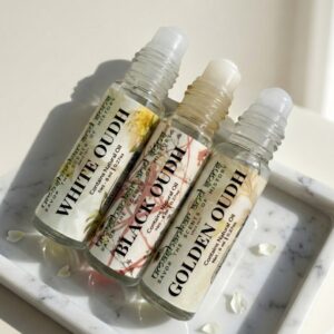 u & s oudh darbar | personal collection | inspired by modern lifestyles | alcohol free ittar | unisex | (8 ml × 3 bottles) | (5 ml × 3 bottles)