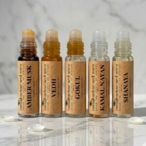 u & s shaahi noor | personal collection | inspired by modern lifestyles | alcohol free ittar | unisex | (8 ml × 5 bottles) | (5 ml × 5 bottles)