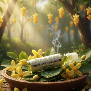 vrindavan flower(braj kadam) fragrance | alcohol free attar | unisex | inspired by vrindavan’s sacred temples | 3ml, 5ml, 8ml, 10ml, 25ml